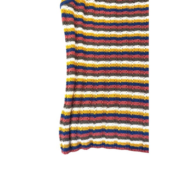 Veronica Beard Multicolor Striped Knit Sleeveless Tank Top Women's S Cotton Blen - Picture 8 of 15